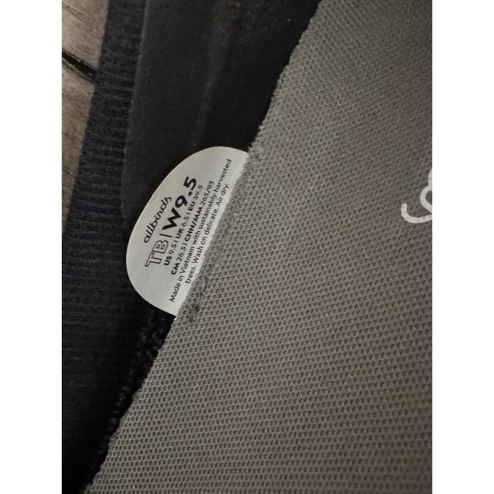 Allbirds Tree Breezers‎ Charcoal Grey Knit Ballet Flats Womens 9.5 TB W9.5